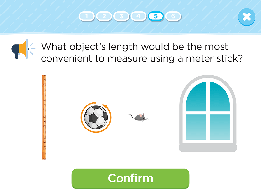 Choosing and Using Measuring Tools for Length Quiz by Kids Academy